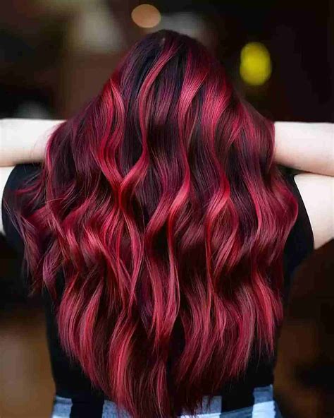 red streaks in light brown hair|brown hair with red undertones.